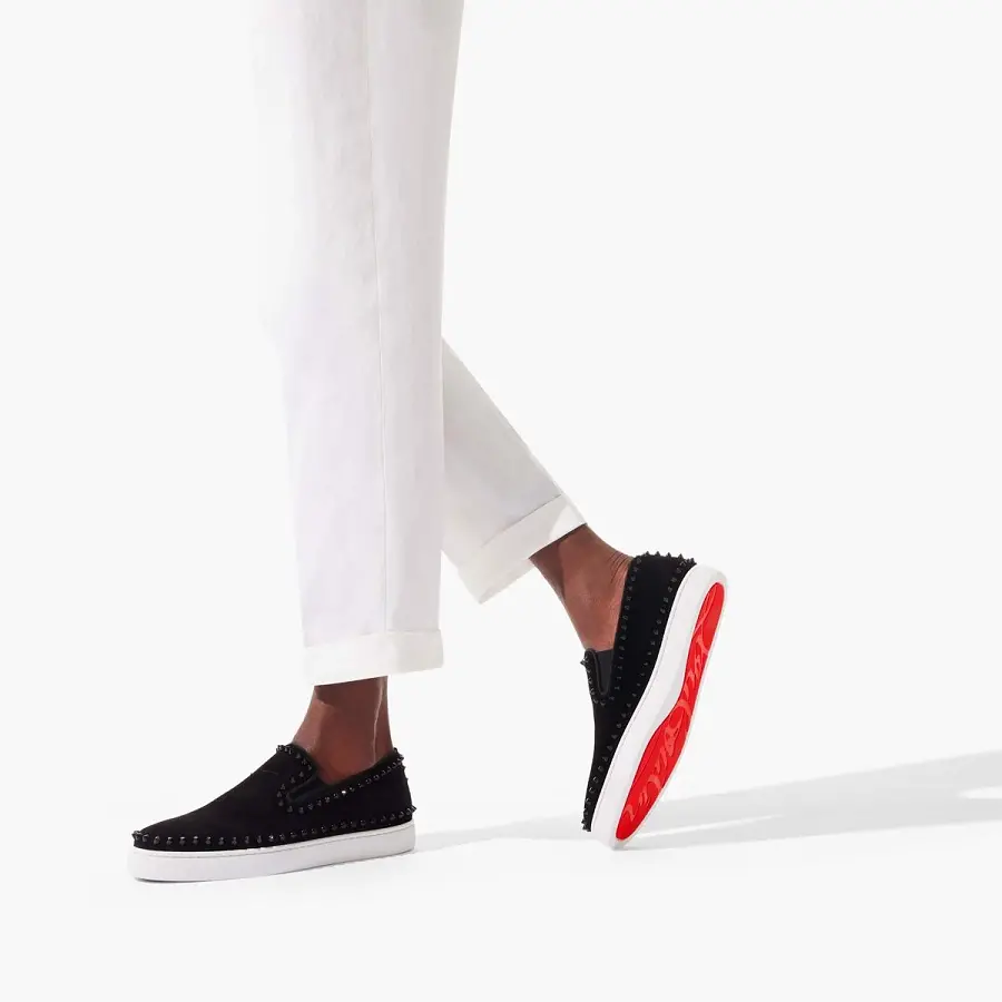 Alternative view of Giày Christian Louboutin Pik Boat 'Black' 1130280CM53