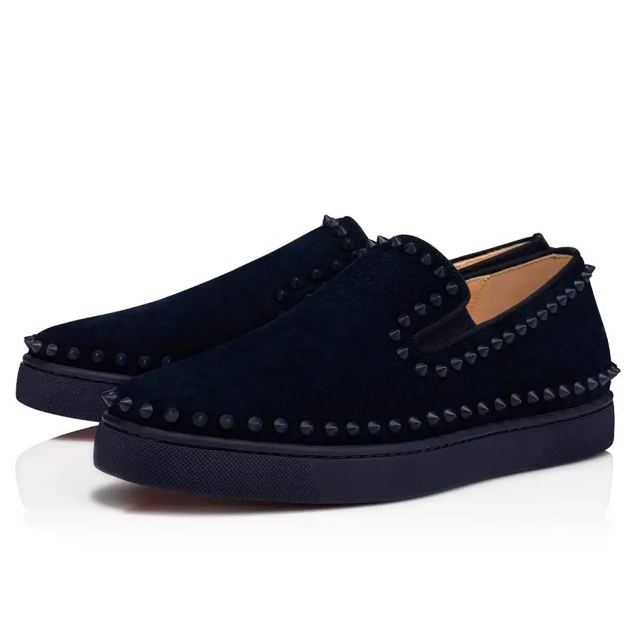 Giày Christian Louboutin Pik Boat 'Marine' 1130280U829 - Ảnh 2