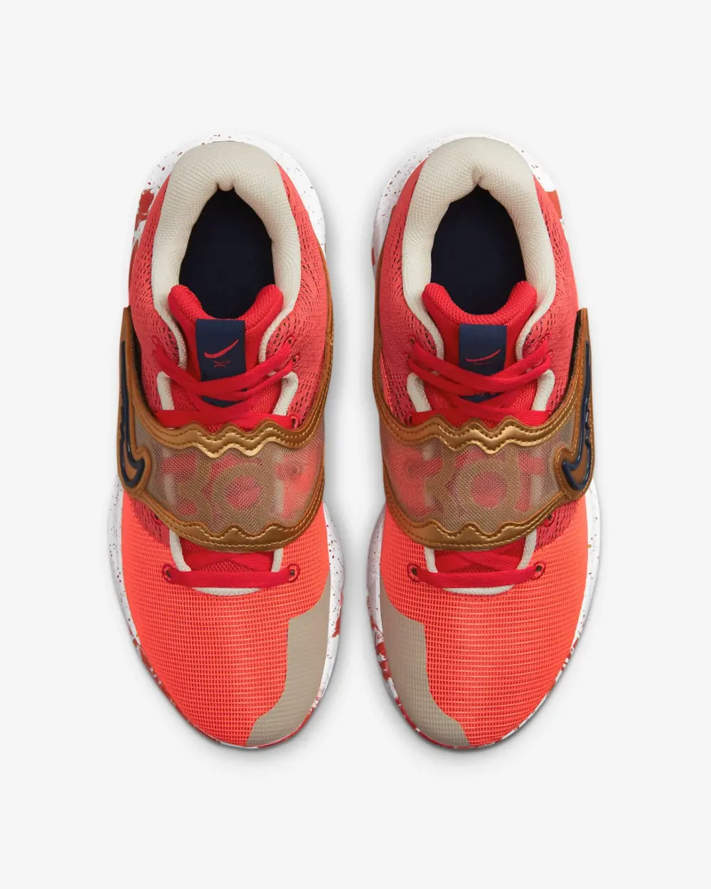Alternative view of Giày Nike KD Trey 5 X 'University Red Metallic Gold' DD9538-600