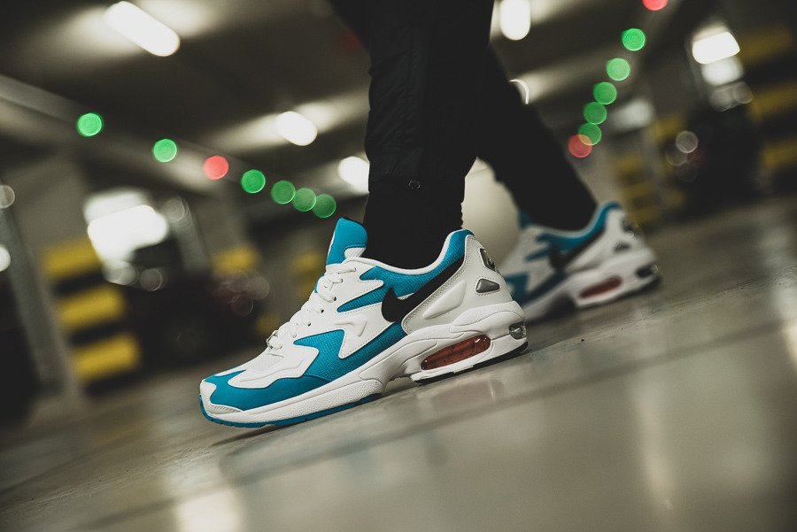Giày Nike Air Max 2 Light OG 'Blue Lagoon' AO1741-100 - Ảnh 3
