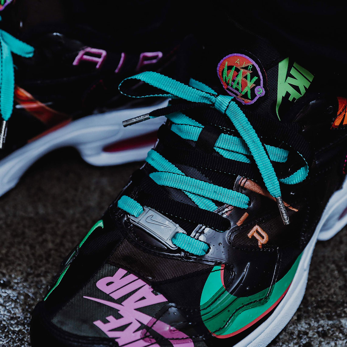 Giày Atmos x Nike Air Max 2 Light 'Logos Alternative' CI5590-001 - Ảnh 3