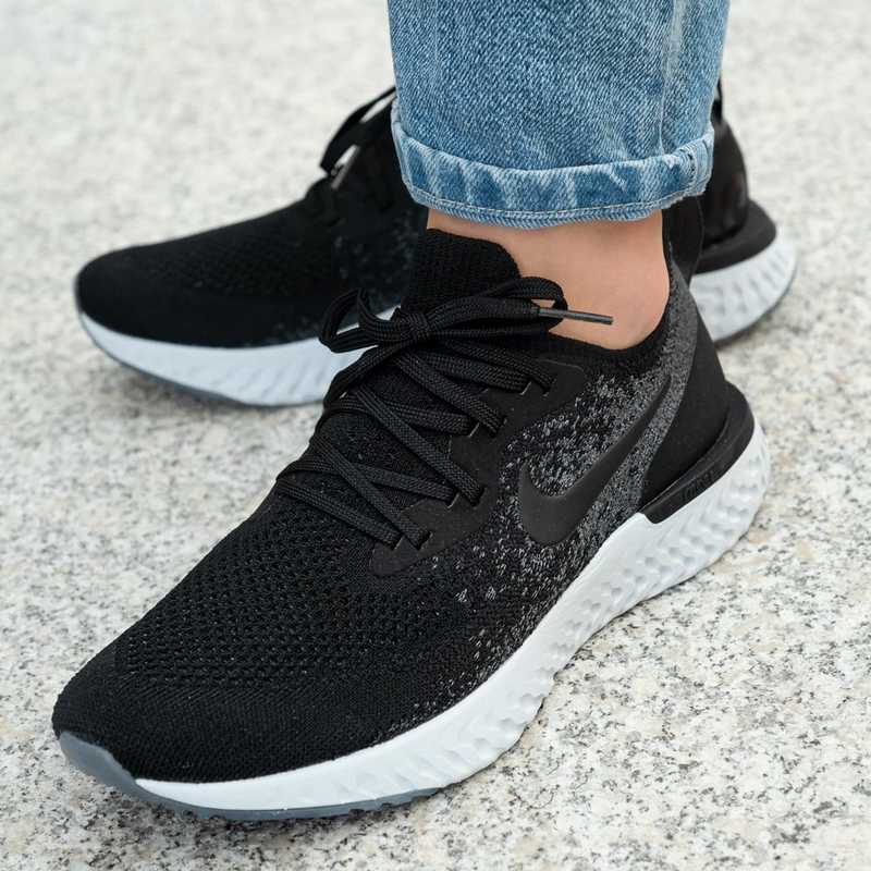 Giày Nike Epic React Flyknit 'Black' AQ0070-001 - Ảnh 2