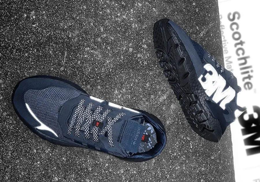 Giày Adidas Nite Jogger 3M 'Navy' EE5858 - Ảnh 8