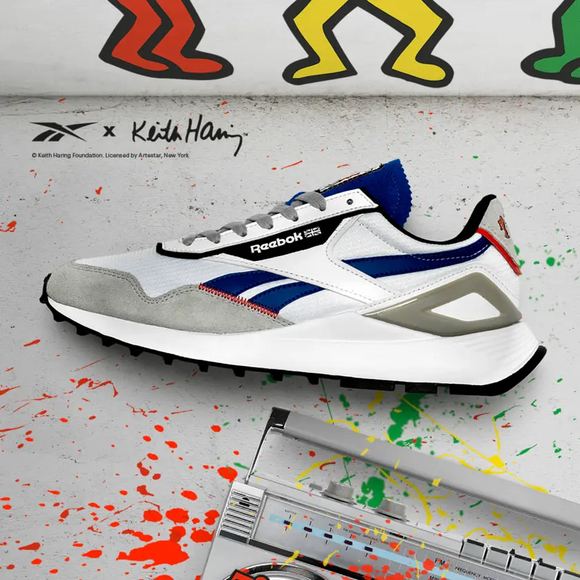 Giày Reebok Keith Haring x Classic Leather Legacy AZ 'Dancing Figures Heel Print' GZ1457 - Ảnh 6