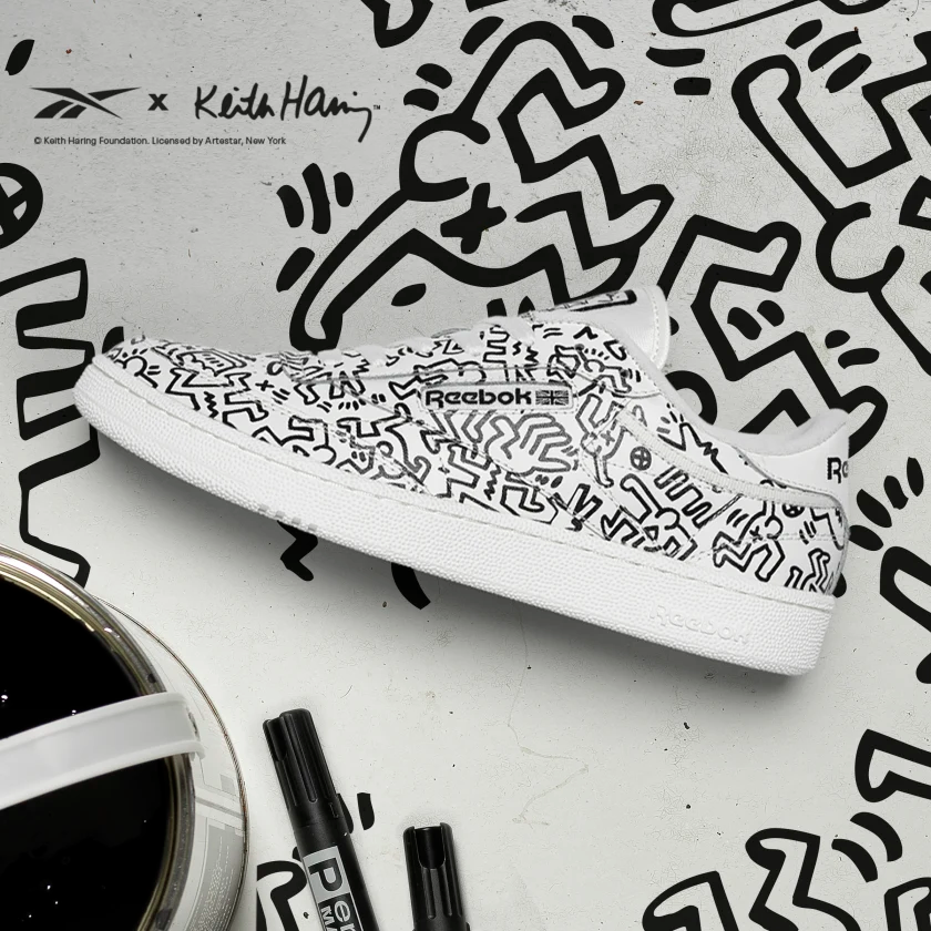 reebok x keith haring club c