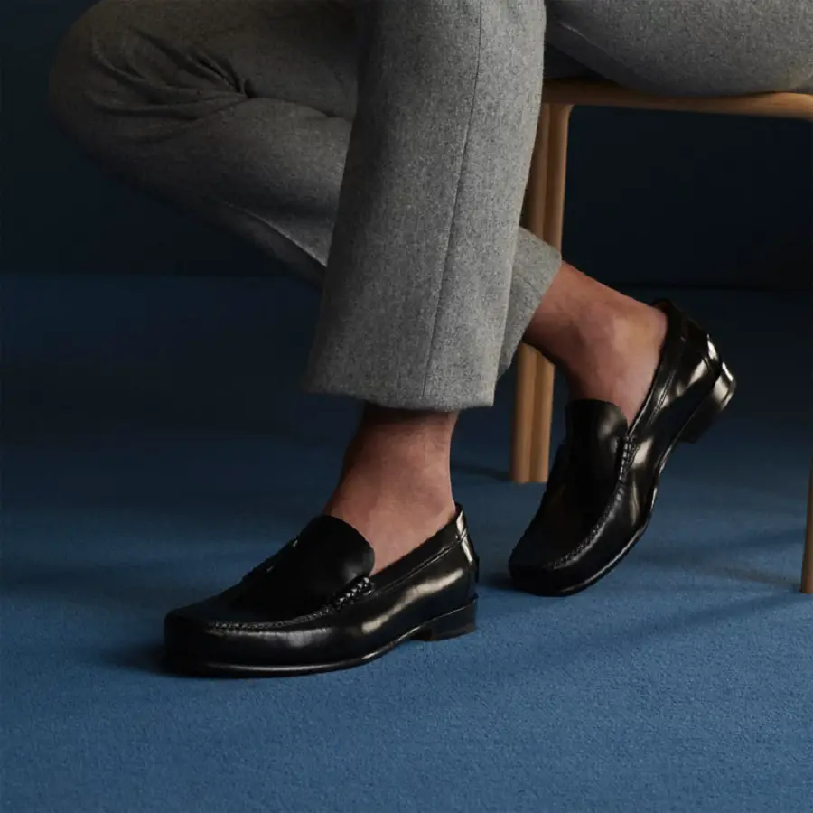Giày Hermes Kennedy Loafer ‘Black’ H151424ZH02390 - Ảnh 3