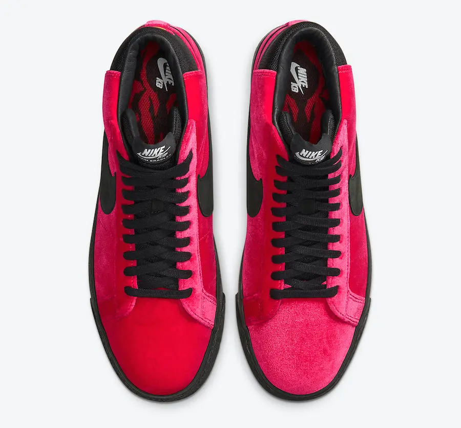 Giày Nike Kevin Bradley x Zoom Blazer Mid ISO SB 'Hell' CD2569-600 - Ảnh 5