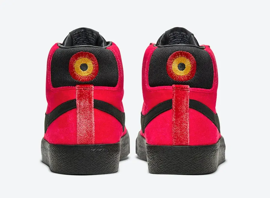 Giày Nike Kevin Bradley x Zoom Blazer Mid ISO SB 'Hell' CD2569-600 - Ảnh 4