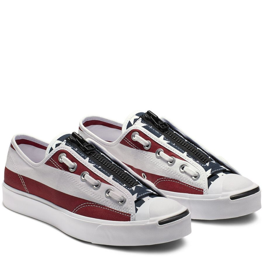 Giày Converse TheSoloist x Jack Purcell Zip Ox 'Americana' 164836C - Ảnh 2