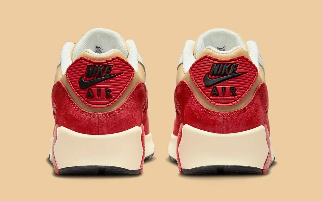 Giày Nike Air Max 90 Leather 'Sesame Red Clay' CD6864-200 - Ảnh 5