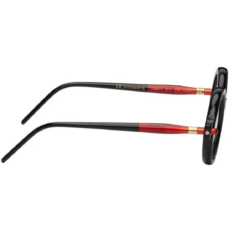Alternative view of Kính Kuboraum P1 'Black Shine Red'
