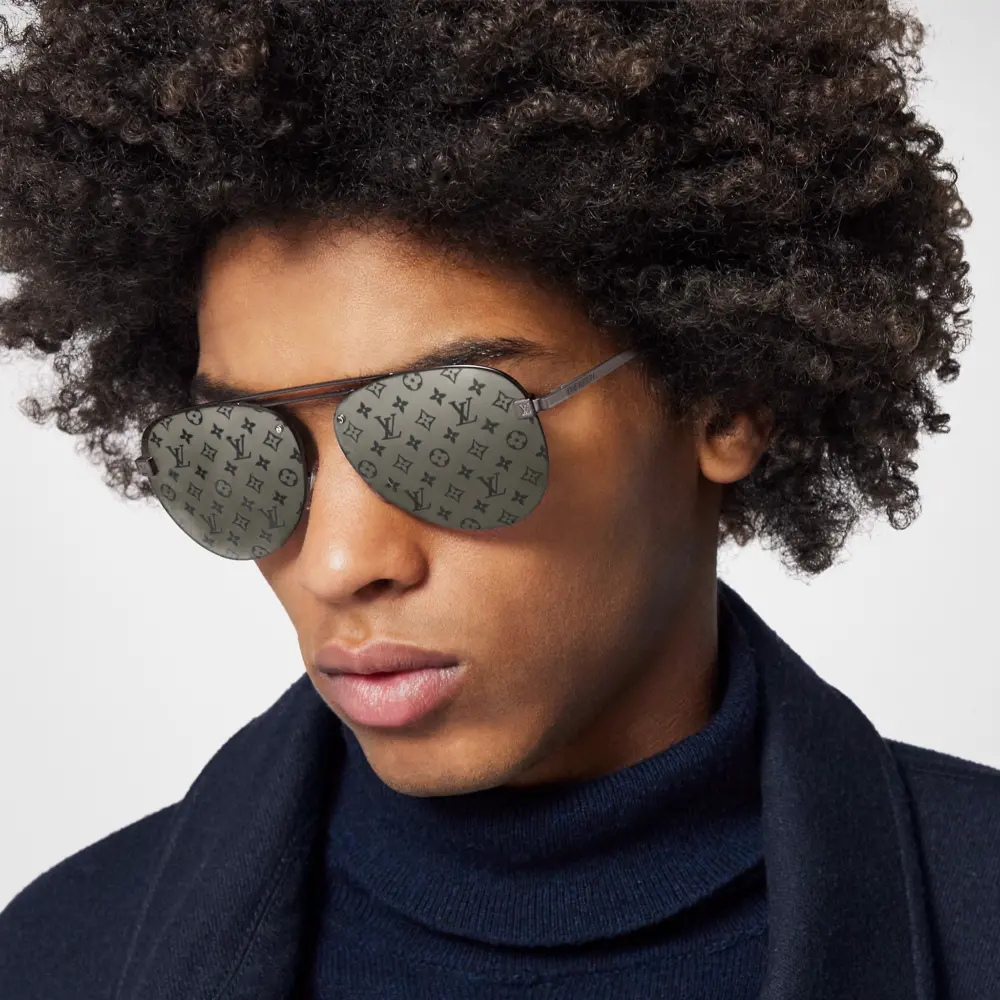 Alternative view of Kính Louis Vuitton Clockwise 'Dark Gun' Z1019W