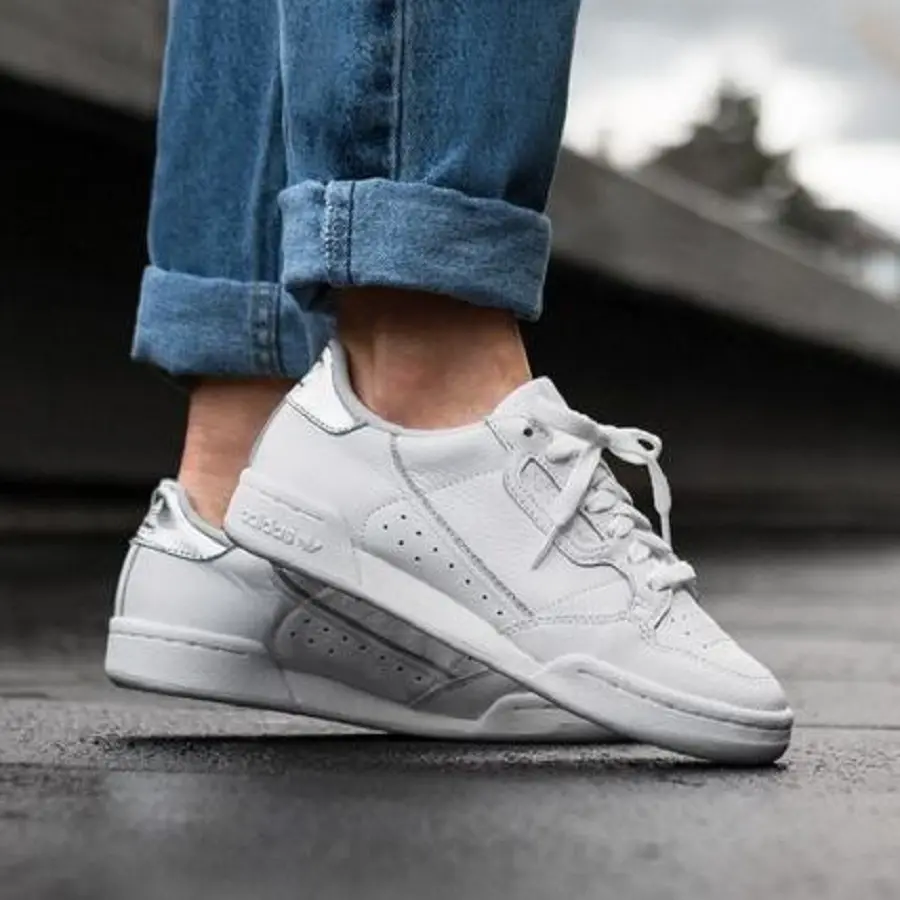 Giày Adidas Wmns Continental 80 ‘White Silver’ EE8925 - Ảnh 3