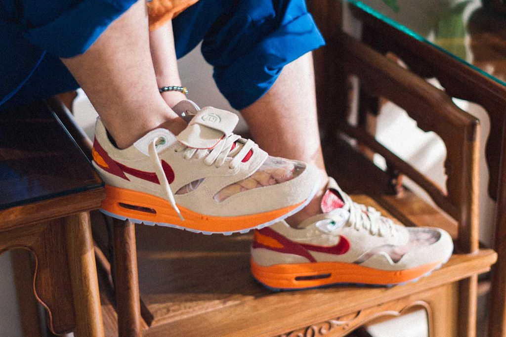 Giày Nike x Clot Air Max 1 Net DD1870-100 - Ảnh 6