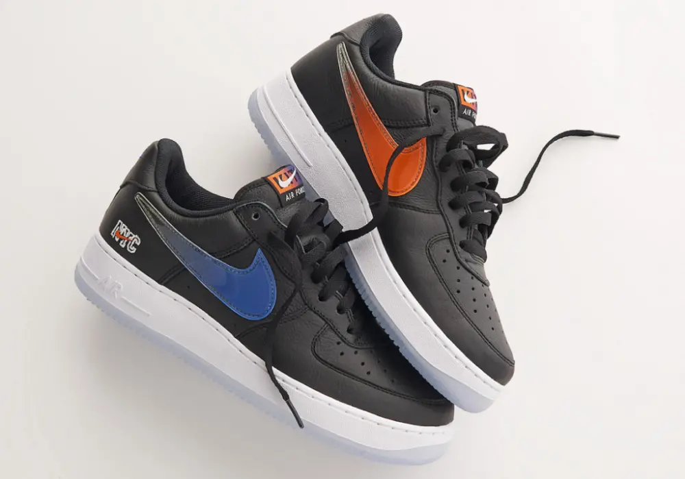 Giày Nike Air Force 1 Low Kith Knicks Away 'Black' CZ7928-001 - Ảnh 6