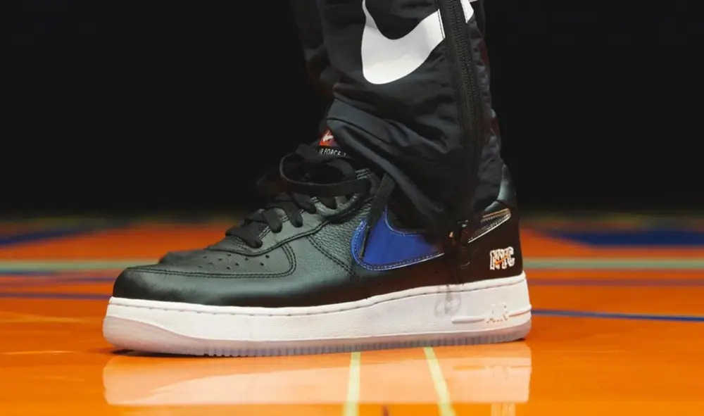 Giày Nike Air Force 1 Low Kith Knicks Away 'Black' CZ7928-001 - Ảnh 4