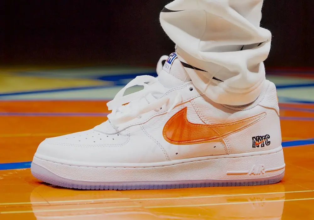 Alternative view of Giày Nike Kith x Air Force 1 Low 'NYC - White' CZ7928-100