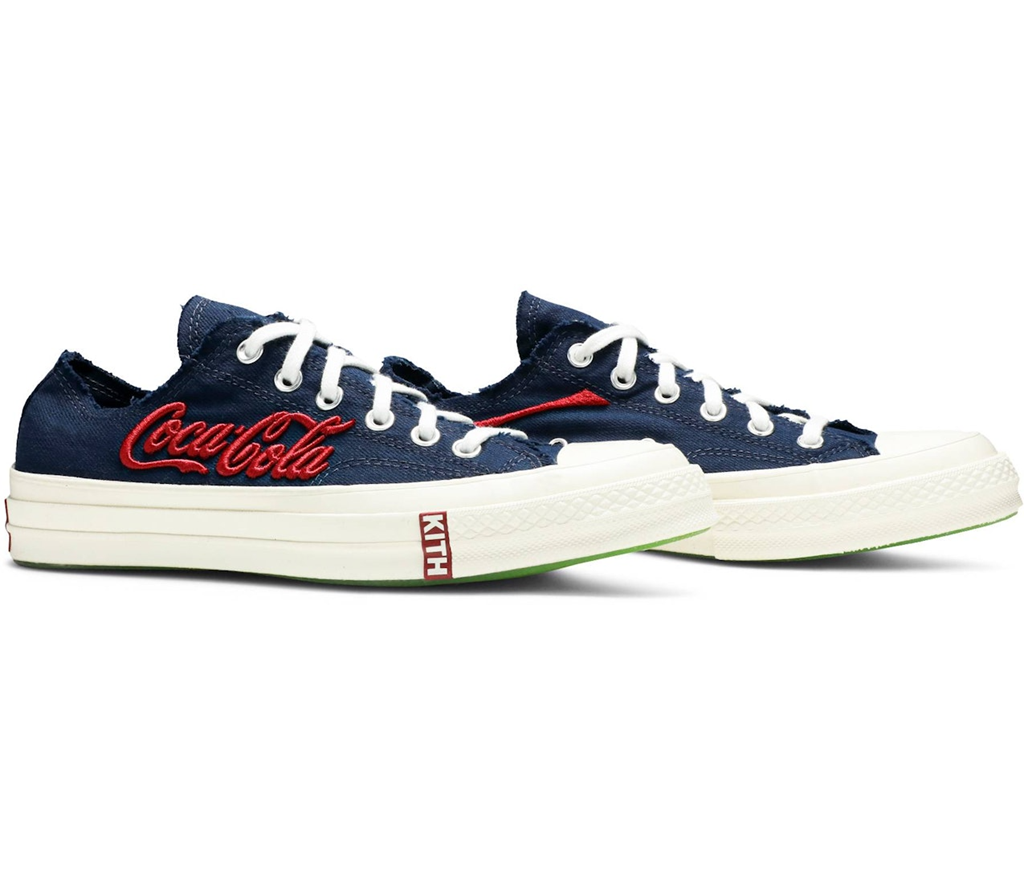 Giày Converse Kith x Coca-Cola x Chuck 70 Low 'Navy' 169836C - Ảnh 3