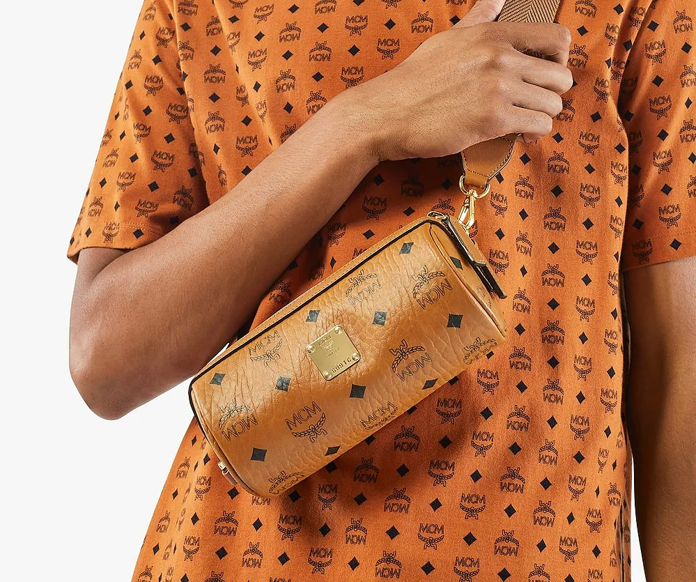 Túi MCM Klassik Barrel Crossbody in Visetos MMRAAKC16CO001 - Ảnh 3