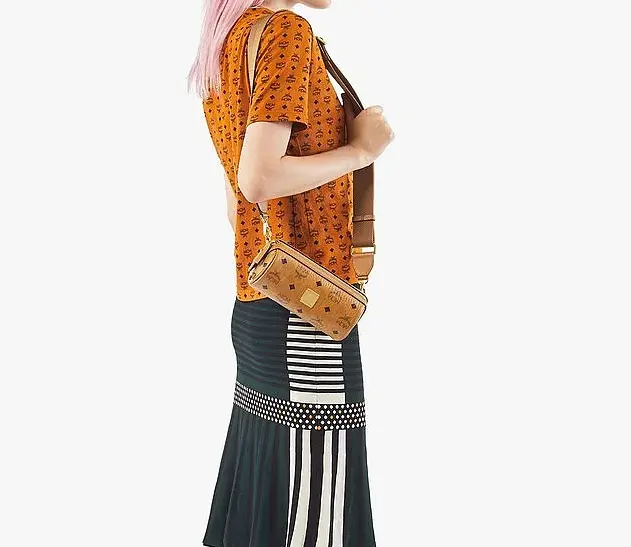 Túi MCM Klassik Barrel Crossbody in Visetos MMRAAKC16CO001 - Ảnh 5