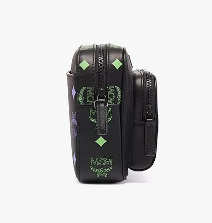 Túi MCM Klassik Crossbody in Color Splash Logo Leather MMRCSSX02U6001 - Ảnh 4