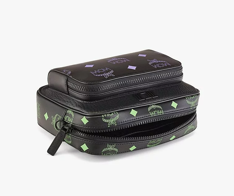 Túi MCM Klassik Crossbody in Color Splash Logo Leather MMRCSSX02U6001 - Ảnh 3