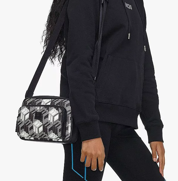 Túi MCM Klassik Crossbody in Cubic Monogram Canvas MMKBACK09BW001 - Ảnh 5