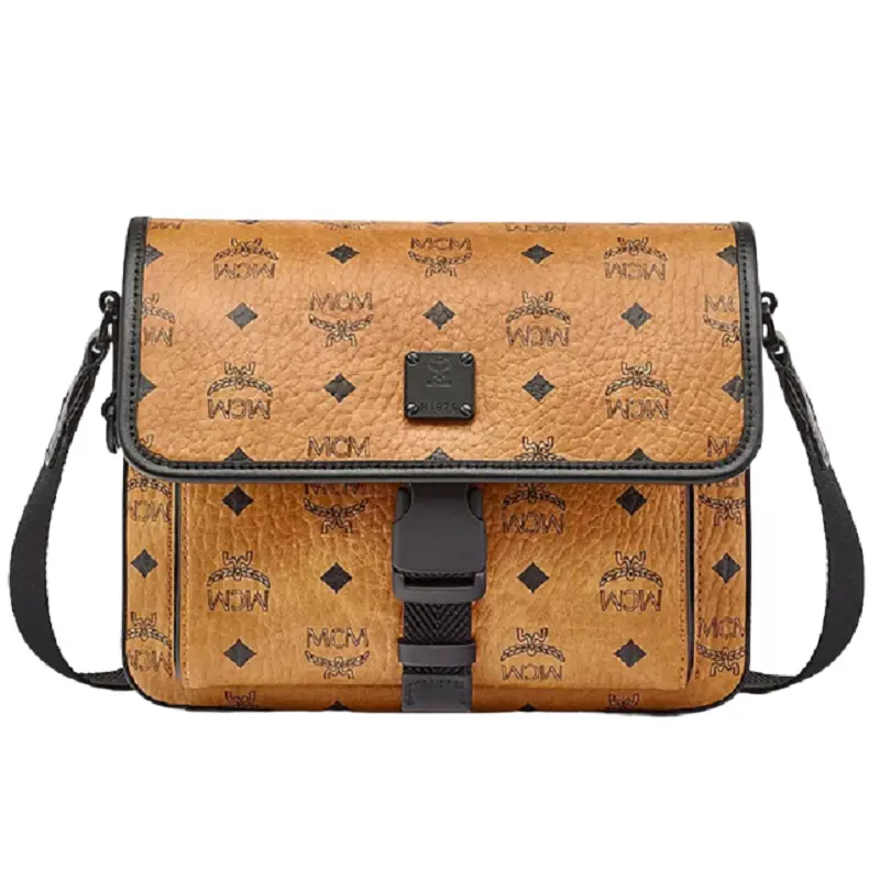 Túi MCM Klassik Messenger in Visetos 'Cognac' MMMCAKK01CO001