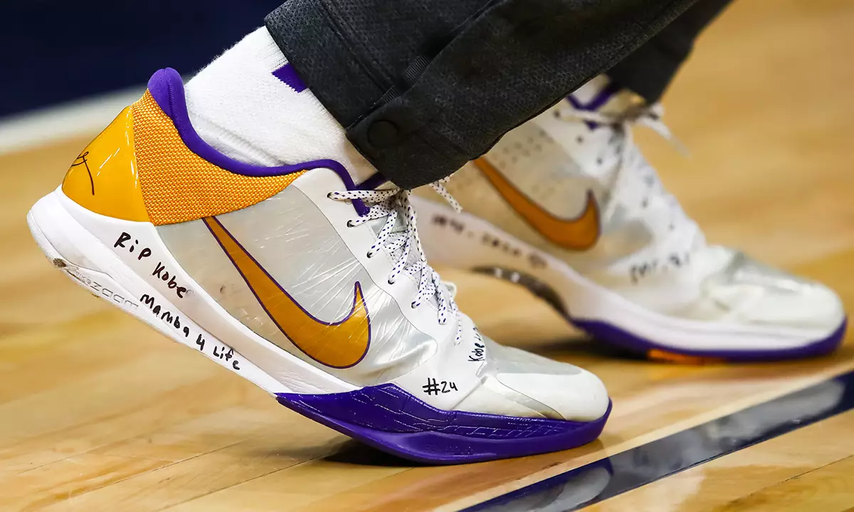 Giày Nike Zoom Kobe 5 'Lakers Home' 386429-102 - Ảnh 4