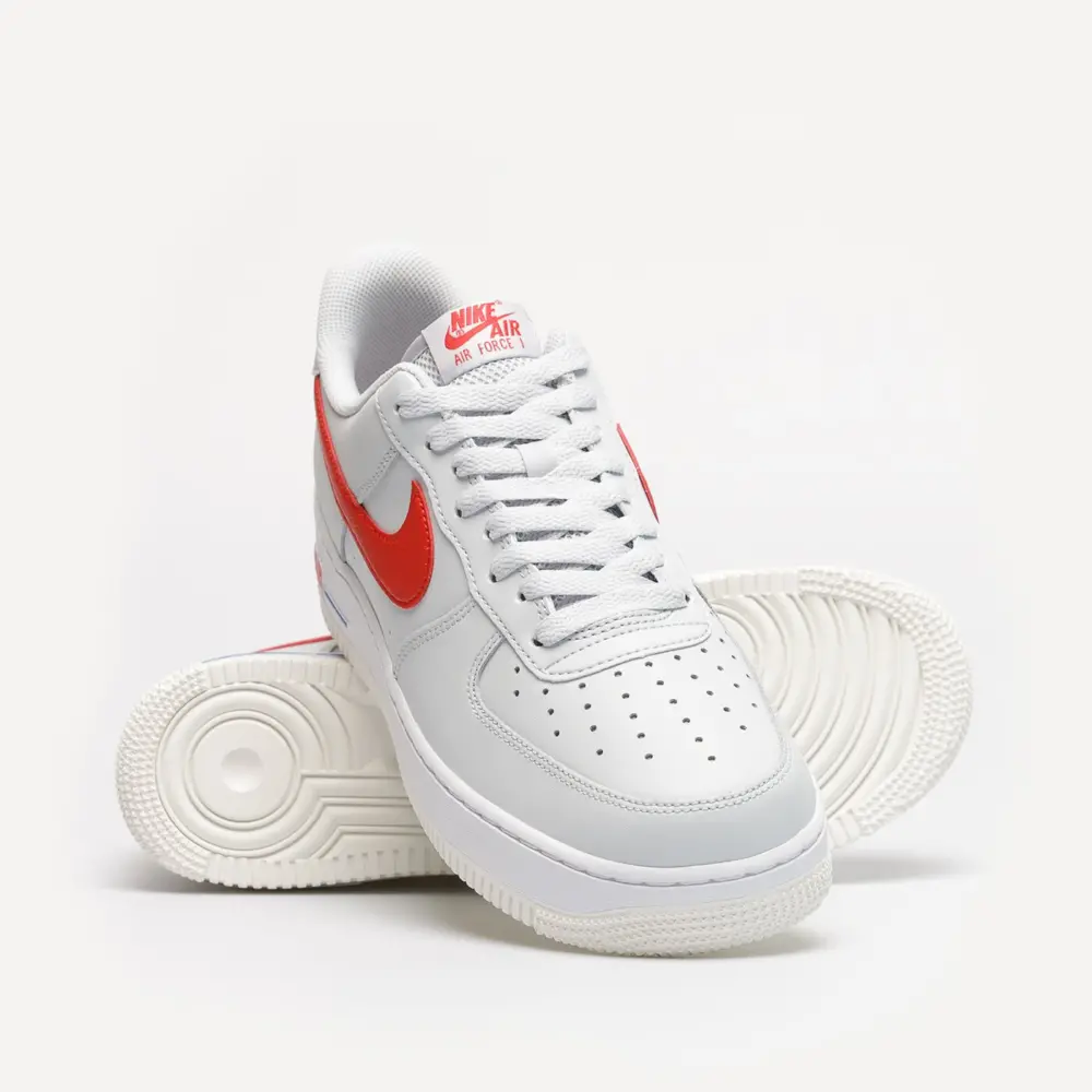 Giày Nike Air Force 1 USA 'White Red' DX2660-001 - Ảnh 3