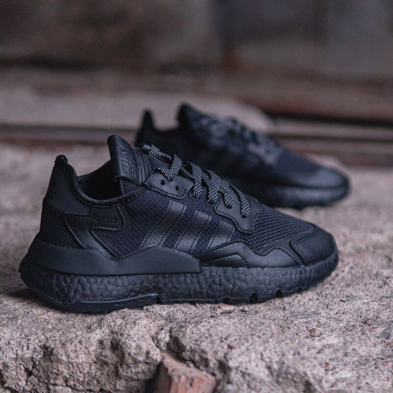 Giày Adidas Nite Jogger ‘Triple Black’ FV1277 - Ảnh 7