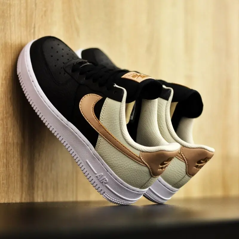 Alternative view of Giày Nike Wmns Air Force 1 '07 'Black Metallic Red Bronze' CU5311-001