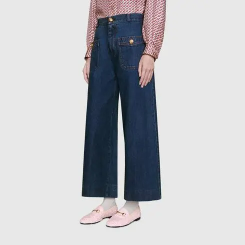 Giày Gucci Jordaan Tweed Loafers In Light Pink Tweed 431467-GYV10-5760 - Ảnh 6