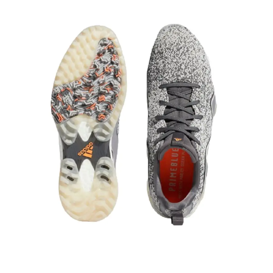 Giày Golf Adidas CodeChaos 21 Primeblue 'Grey Screaming Orange' FX6625 - Ảnh 4