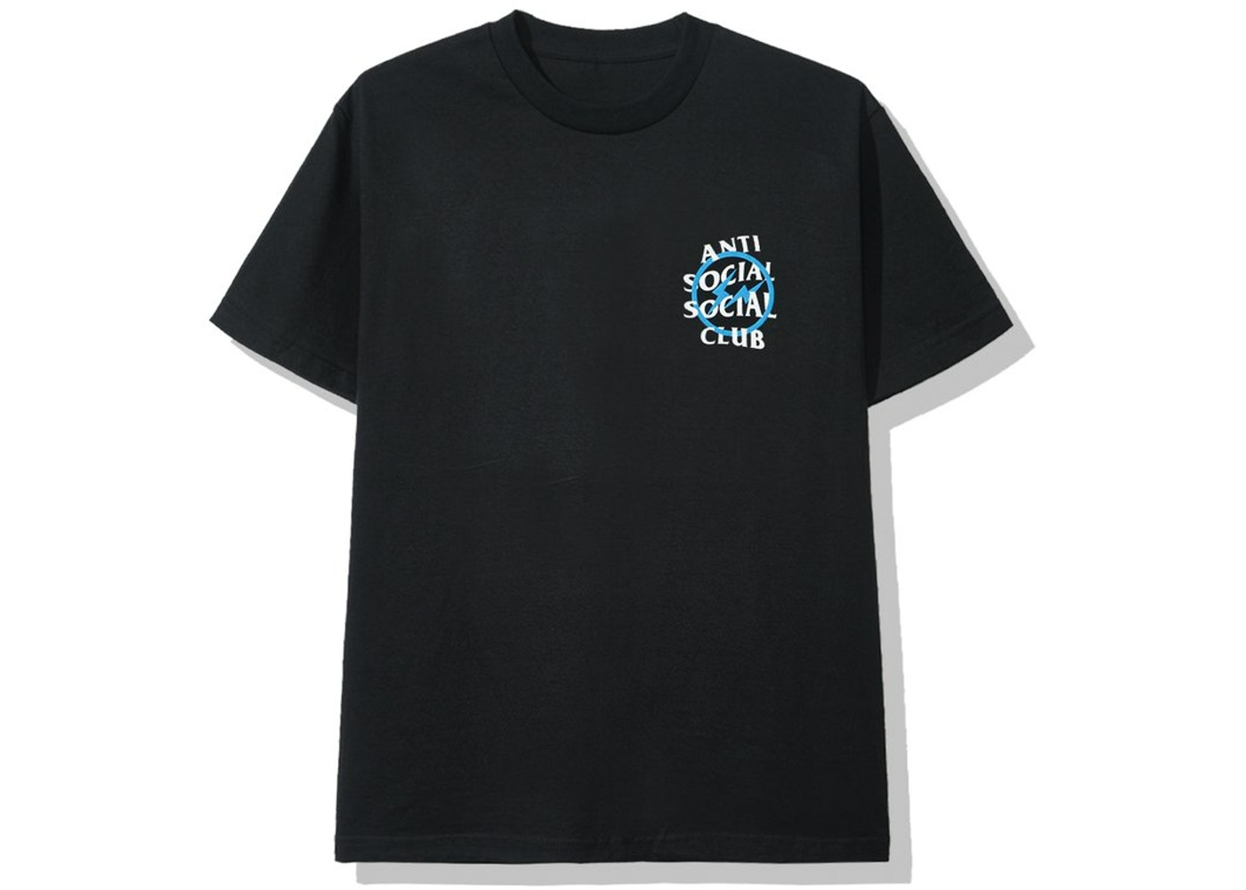 Áo Anti Social Social Club x Fragment Blue Bolt Tee Black ASSC-XFBBTBK