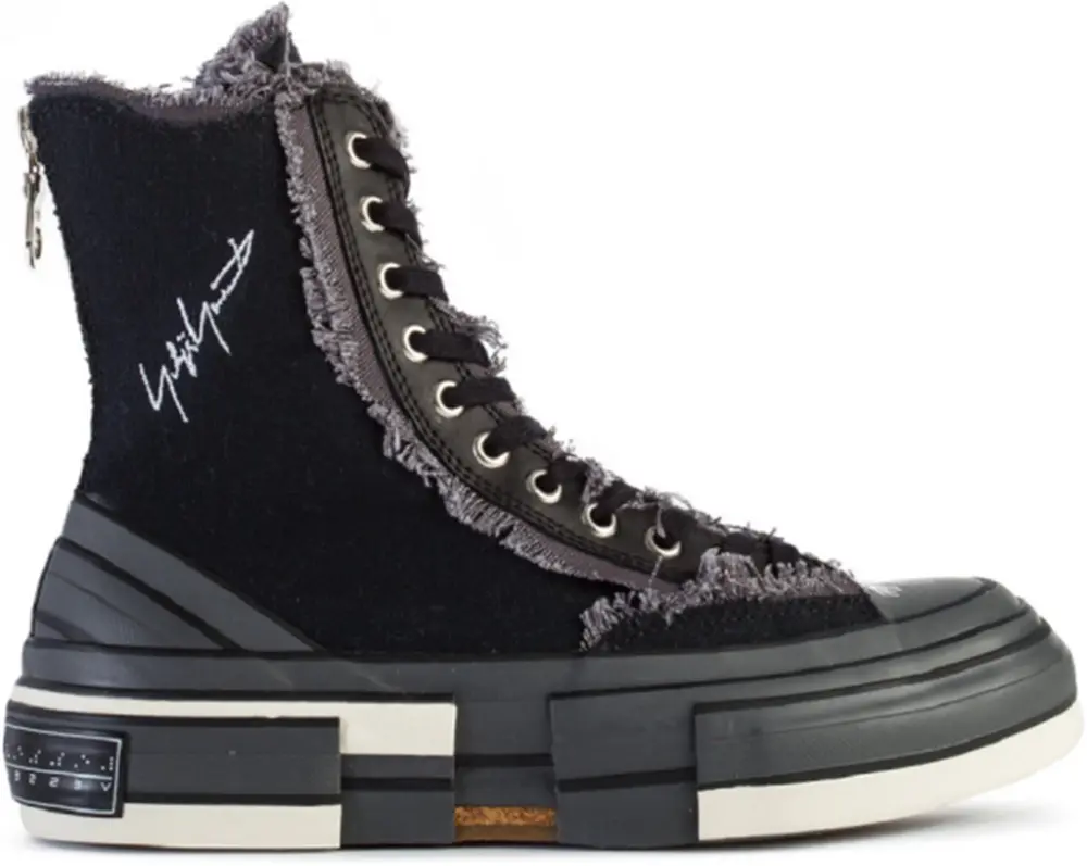 Giày xVESSEL G.O.P. Highs for Yohji Yamamoto Black FN-E03-062-1