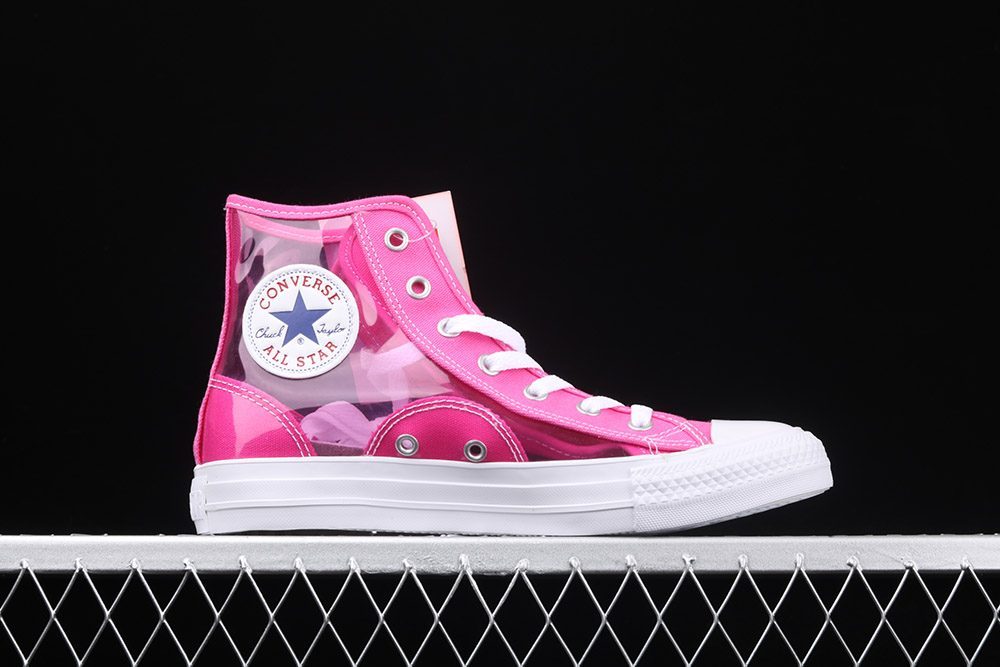 Giày Converse Japan All-Star Light Clear Material HI Pink OT0345 - Ảnh 5