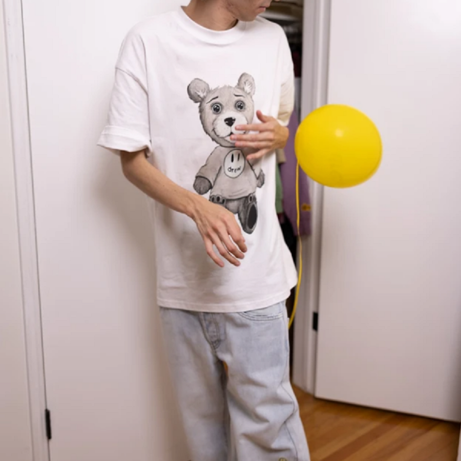 Áo Drew House Real Theodore SS Tee White - Ảnh 5