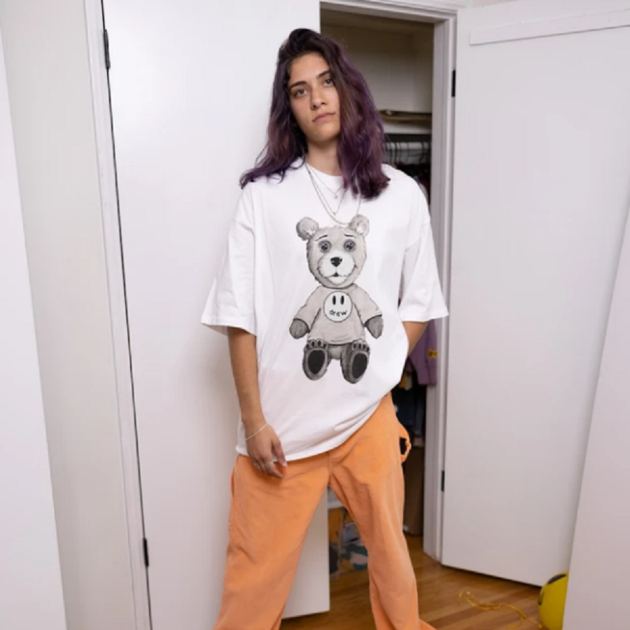 Áo Drew House Real Theodore SS Tee White - Ảnh 3