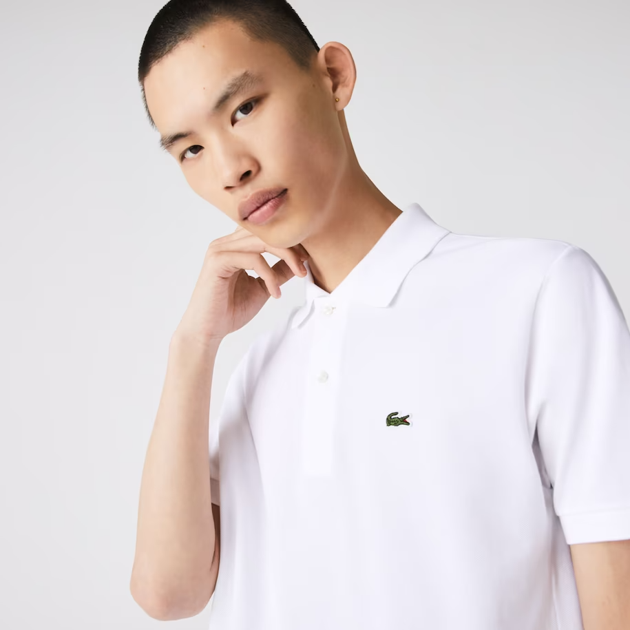 Áo Lacoste Men's Classic Fit L.12.12 Polo 'White' L1212-001 - Ảnh 3