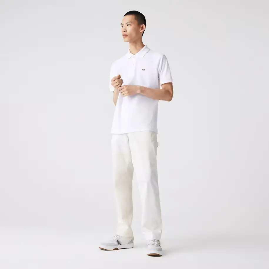 Áo Lacoste Men's Classic Fit L.12.12 Polo 'White' L1212-001 - Ảnh 5