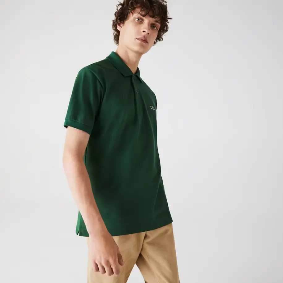 Áo Lacoste Men's Classic Fit L1212 Polo 'Green' L1212-132 - Ảnh 3