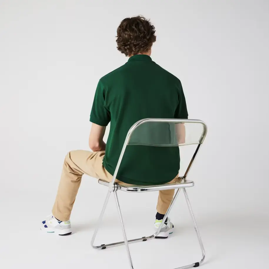 Áo Lacoste Men's Classic Fit L1212 Polo 'Green' L1212-132 - Ảnh 5