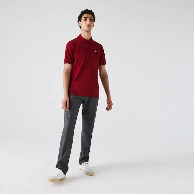 Áo Lacoste Men's Basic Short Sleeve Polo Shirt L1212-20C-476 - Ảnh 4
