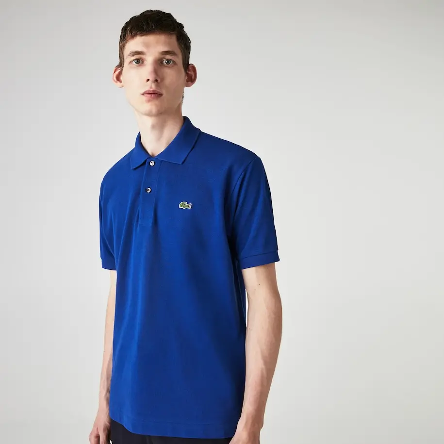 Áo Lacoste Men's Classic Fit L1212 Polo 'Blue BDM' L1212-BDM - Ảnh 3