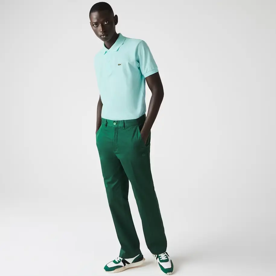 Áo Lacoste Men's Classic Fit L.12.12 Polo 'Turquoise' L1212-NRE - Ảnh 4