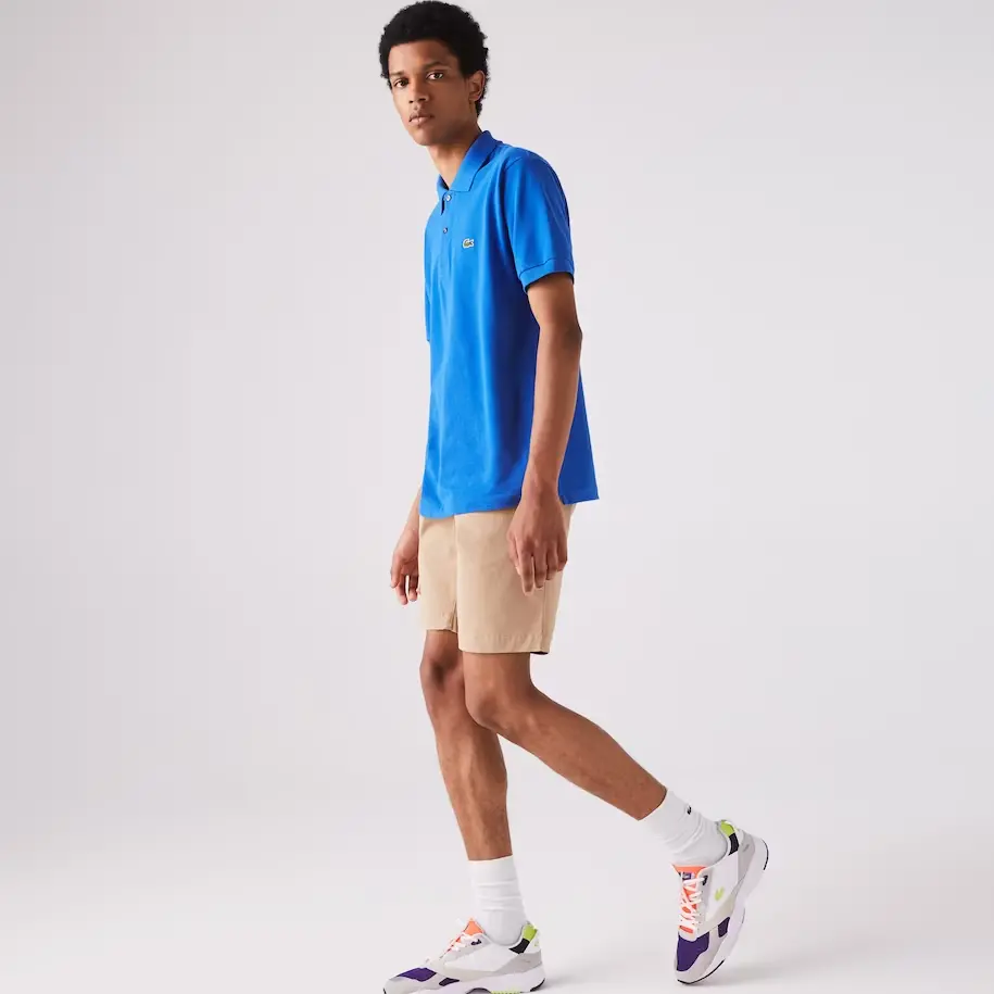 Áo Lacoste Men's Classic Fit L.12.12 Polo 'Blue QPT' L1212-QPT - Ảnh 4