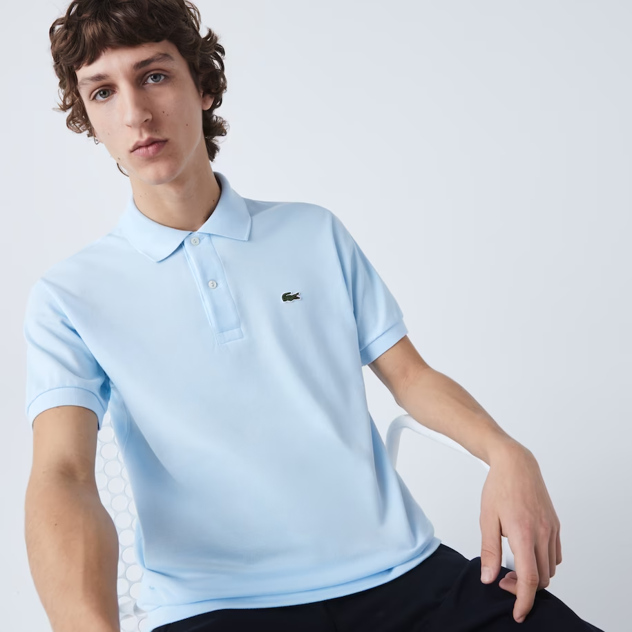 Áo Lacoste Men's Classic Fit L.12.12 Polo 'Light Blue' L1212-T01 - Ảnh 2