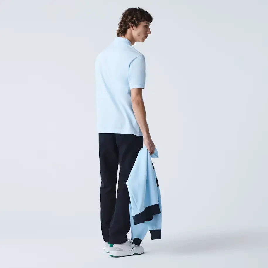 Áo Lacoste Men's Classic Fit L.12.12 Polo 'Light Blue' L1212-T01 - Ảnh 4