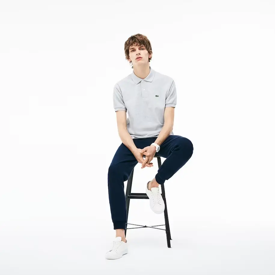 Áo Lacoste Classic Fit L.12.12 Polo 'Grey' L1264-51-CCA - Ảnh 3